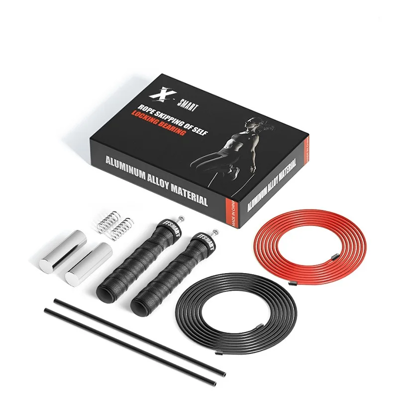Rapid Speed Jump Rope Steel Wire Skipping Rope Exercise Adjustable Jumping Fitness Workout Training Home Sport Equipment