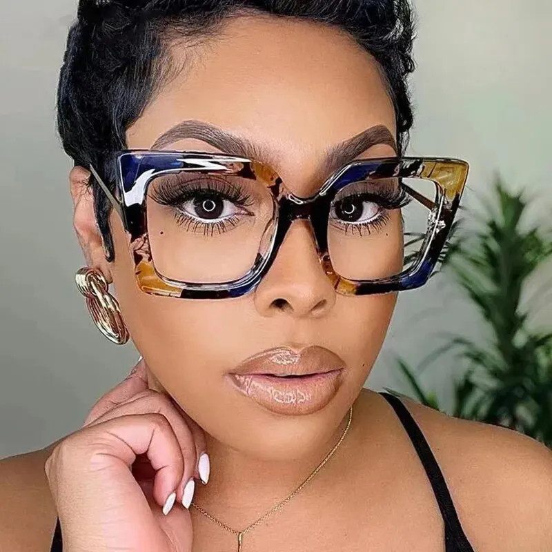Women Oversized Square Cat Eye Glasses: 고품질 빈티지 안경을 저렴한 가격에