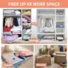 Vacuum Storage Bags with Pump Vacuum Seal Bags for Clothing Comforters Blankets Pillows Bedding Organizer Compression Bags 3
