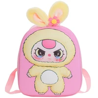 Cute Cartoon Kids Bapa Breathable School Bag for Girls And Boys Nursery Students Double oulder Bag Little Girls Bag