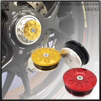 Per Ducati V4 1098 1198 1199 1299 Panigale Multistrada 1200 Diavel Assale Posteriore Tappo Forcella Dado Copertura Assale Ruota Cursore Vite Decorati