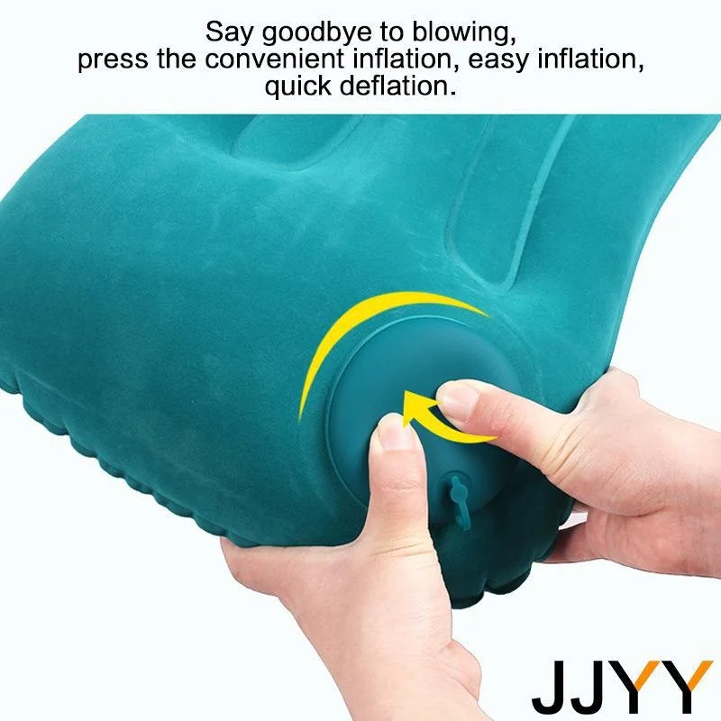 Inflatable Pillow Travel Pillow Hiking Beach Car Plane Air Pillows Head Rest Portable Ultralight