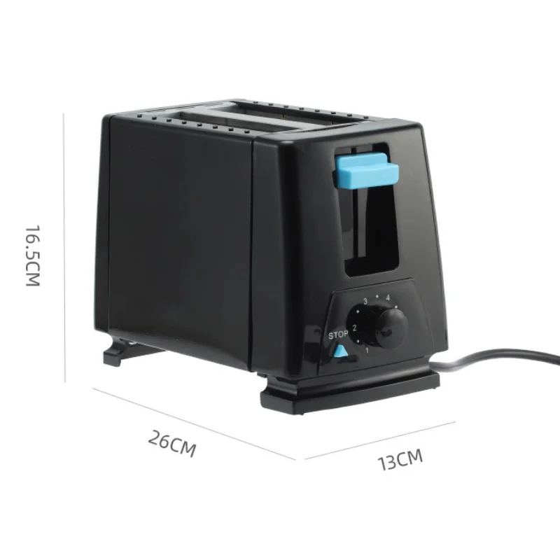 Bread Maker 1PC Home Use Stainless Steel Automatic Wide Double Slot Toaster Oven Sandwiches Toast Bread Donuts Breakfast Machine 6