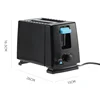 Bread Maker 1PC Home Use Stainless Steel Automatic Wide Double Slot Toaster Oven Sandwiches Toast Bread Donuts Breakfast Machine 6