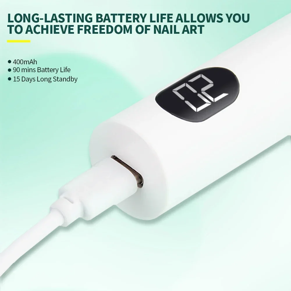 NAILPOP 미니 UV LED 네일 램프 휴대용 젤 경화용 스탠드 포함 휴대용 네일 건조기 빠른 건조를 위한 충전식 USB 무선