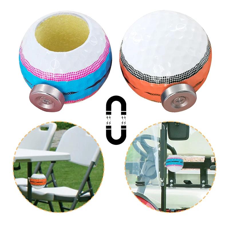 Golf Supplies Spherical Magnetic Cigar Holder Appearance Golf Course Accessories With Golf Cigar Holder Drop Shipping 5