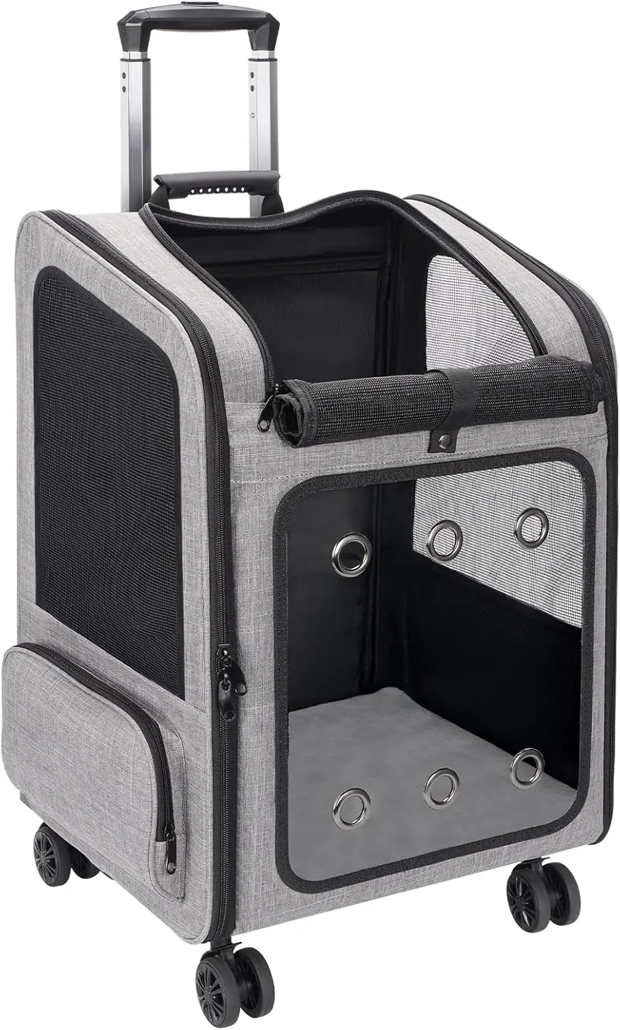 Extra Large Pet Carrier Backpack with Wheels 1
