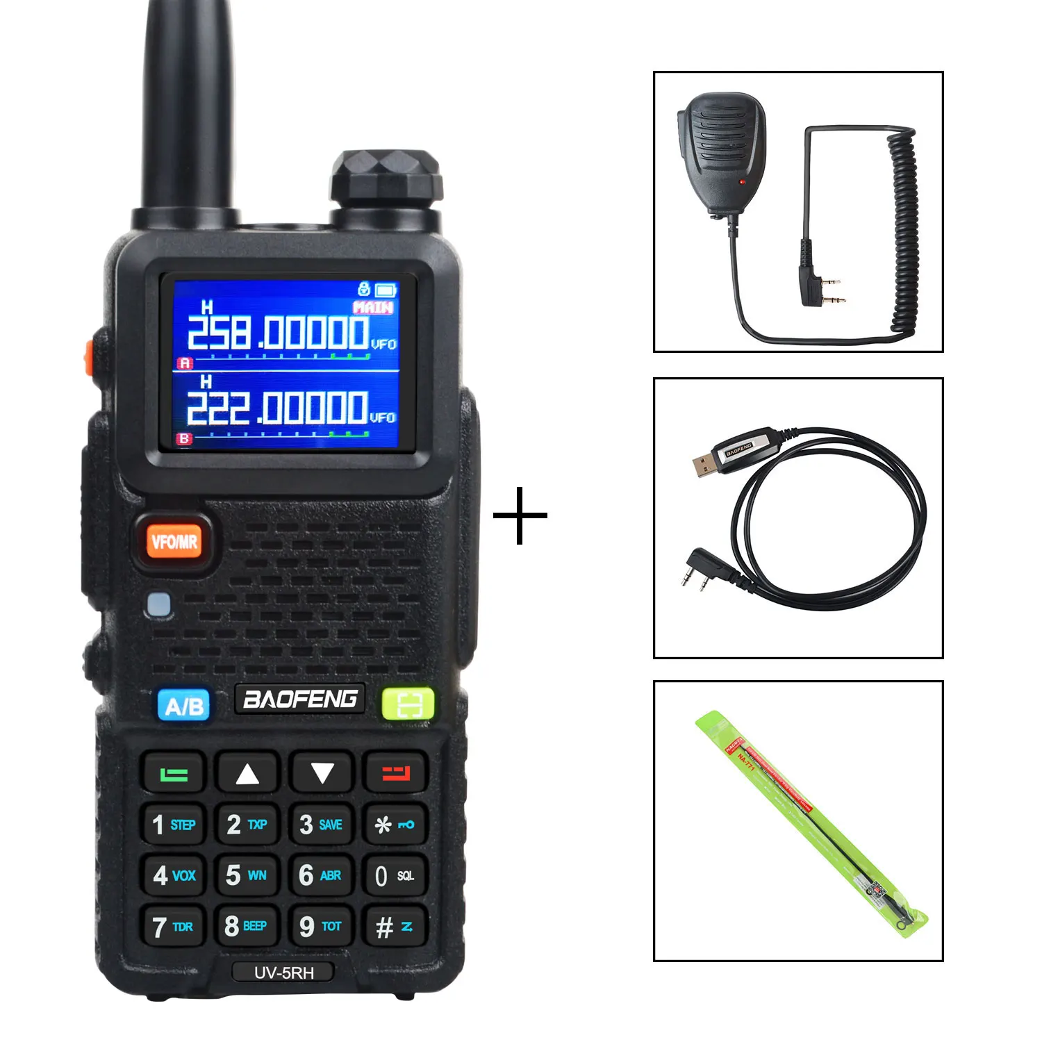 トランシーバー BAOFENG BF-UV10R & BF-UV5R Lastest Baofeng BF-UV10R Long Range 10W 128CH Dual Band Free