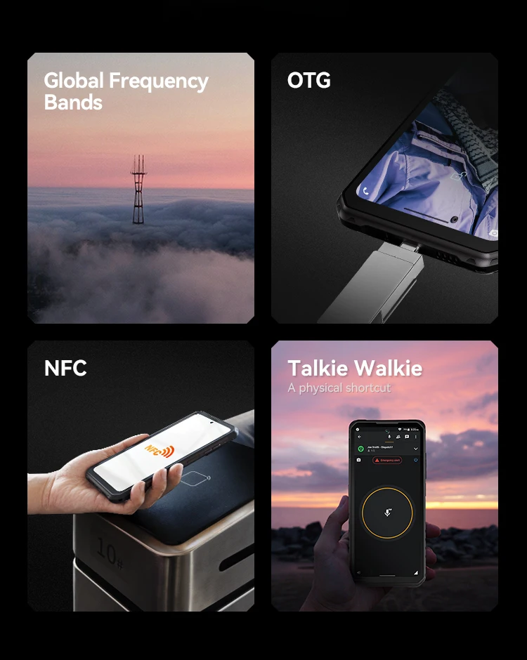 IIIF150 B3 Pro 6.6" Screen 5G Rugged Phone Android 14 Smartphone Dual Display 32GB 512GB 100MP Camera 10800mAh Ultra-Thin Phone