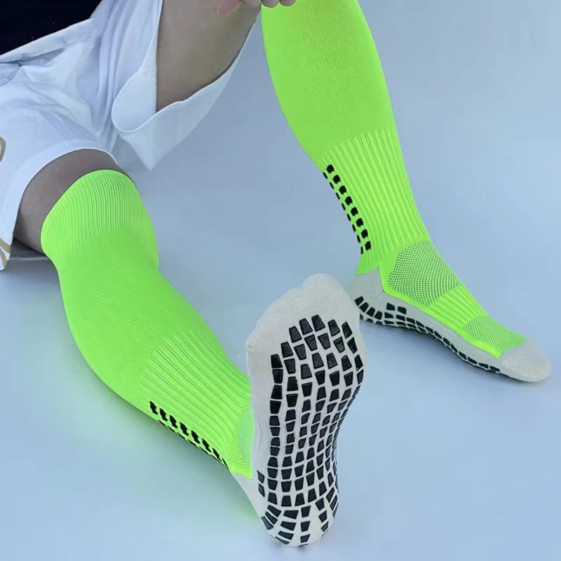 

Men Women Football Soccer Socks Non-Slip Thickening Towel Bottom Sports Cotton Stockings Knee-High Volleyball Long Socks Cycling