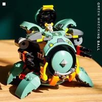 MOC 12 Change Hamster Pioneer wrecking ball Overwatch Games Building Blocks DIY Puzzle Toys For Children Educational Gift 1