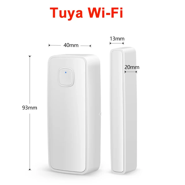 Tuya Smart WiFi Door Sensor Open Close Detector Smartlife App Control Notification Compatible with Alexa Google Home 6