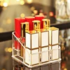 Acrylic Lipstick Holder Organizer 9/16 Slots Clear Lip Gloss Fish Shape Tower Case Display Stand Storage Box Makeup Cosmetic 5