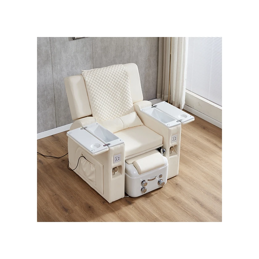 Popular Nail Salon Luxury Pedicure Chair Custom No Pipe Sofa Spa Pedicure Chair