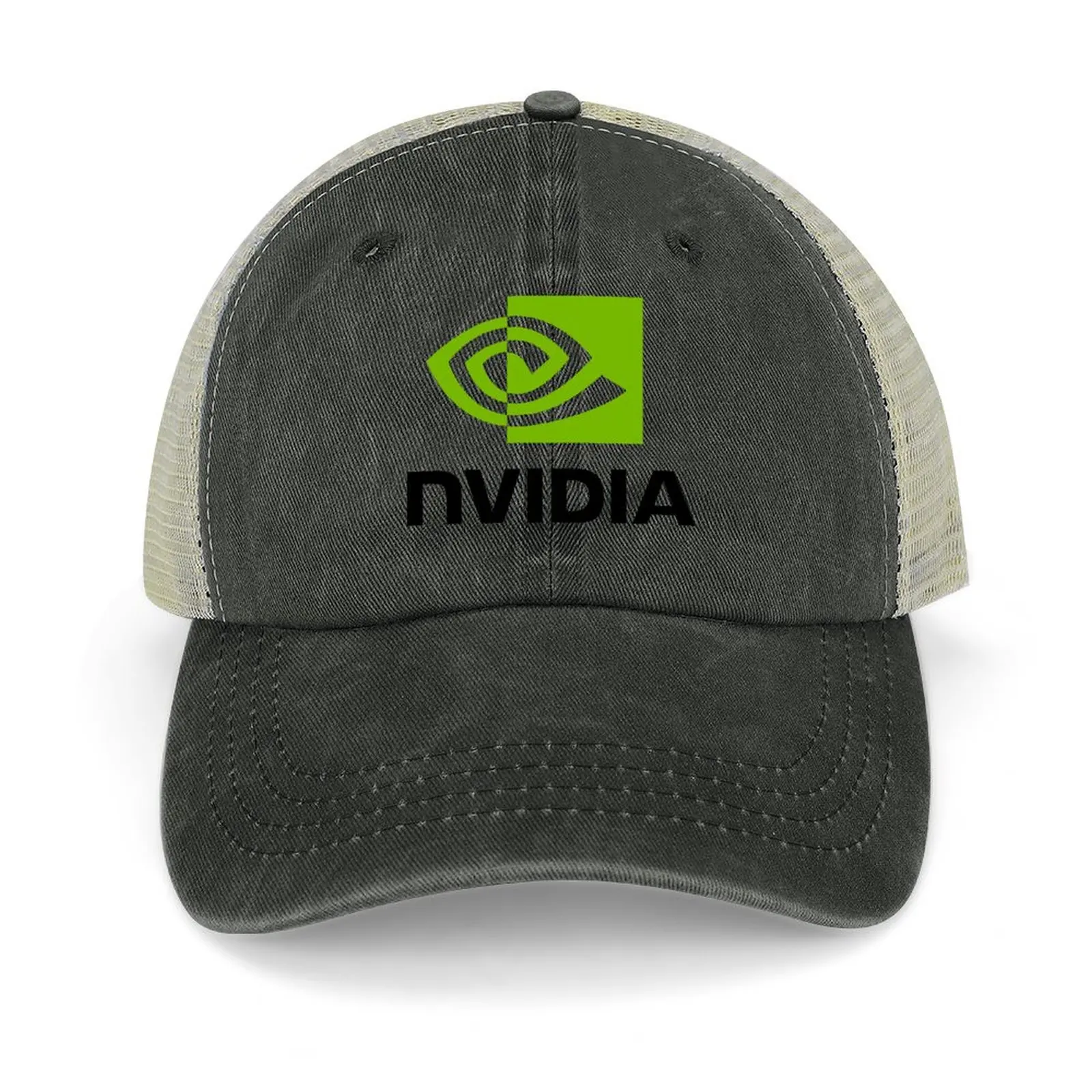 

High Quality Nvidia logo Cowboy Hat Fishing cap birthday Caps For Men Women's
