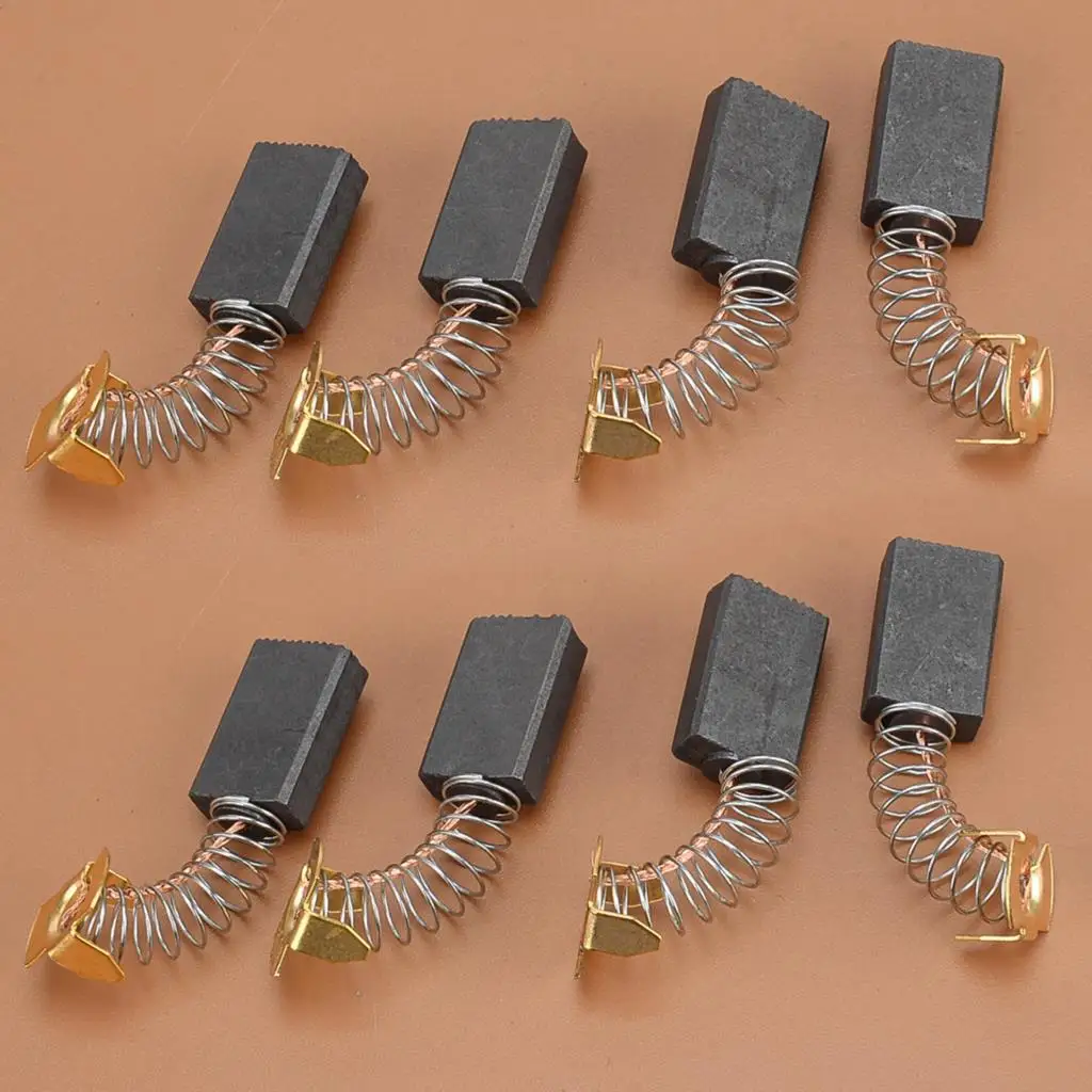 

4 Pairs Angle Grinder Carbon Brushes 12x8x5mm Fit for Black & Decker G720 WS125 Power Tool New
