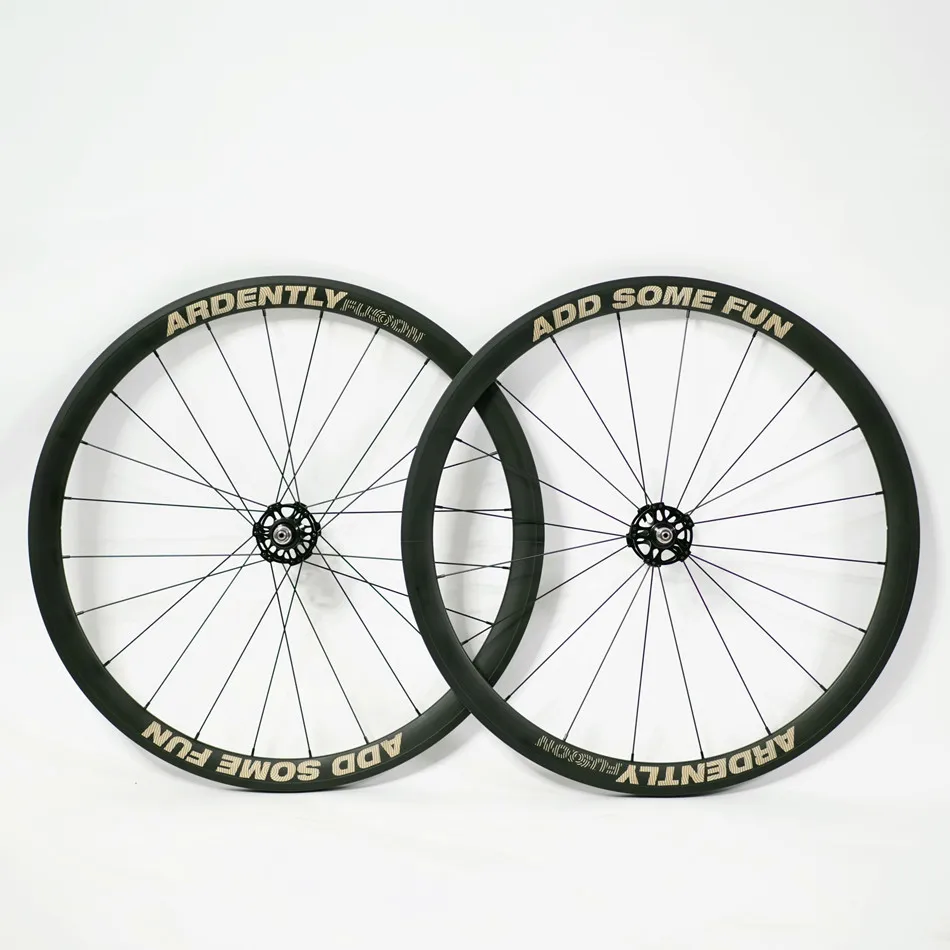 Ardently-Fixed Gear Bike Wheelset, Single Speed, High Strength