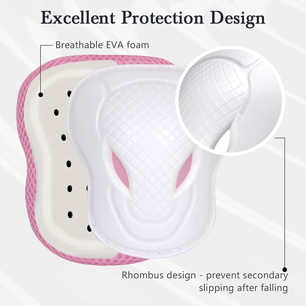 Enhanced Kids Protective Gear Set: Knee Pads, Elbow Pads & Wrist Guards