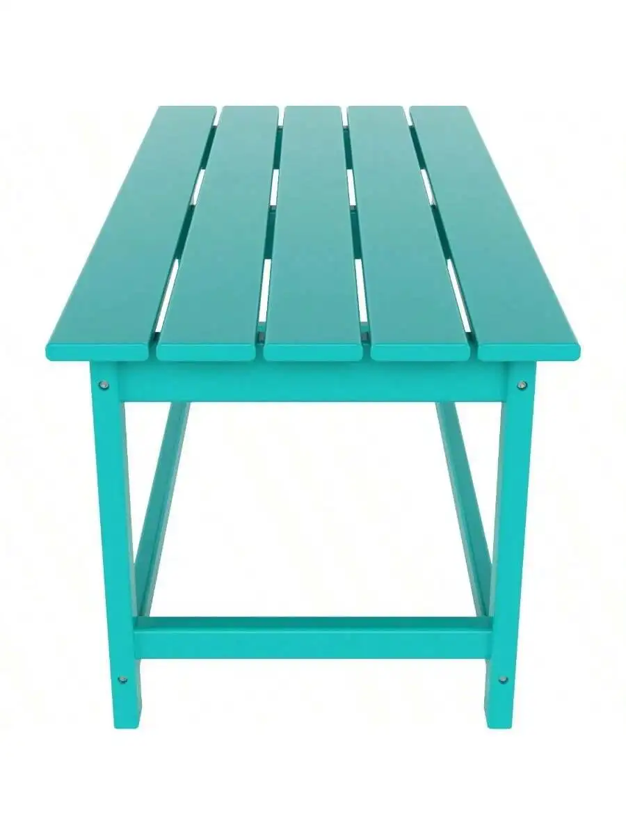 WO Home Furniture Patio Adirondack Coffee Table 35" inch Long for Outdoor Indoor Living Room Lawn Garden Balcony Backyar 4