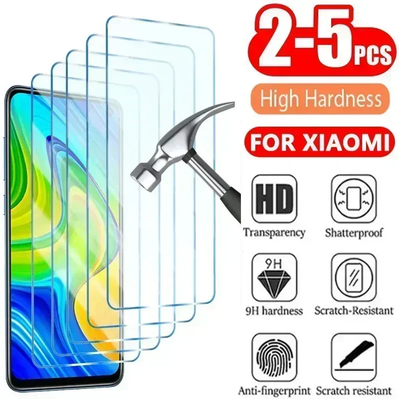 

Закаленное стекло для Redmi Note 11/12 Pro Plus, защитная пленка для экрана Redmi Note 10, 11, 9, 8 Pro, 5G 10C, 9C, стекло, 2-5 шт.