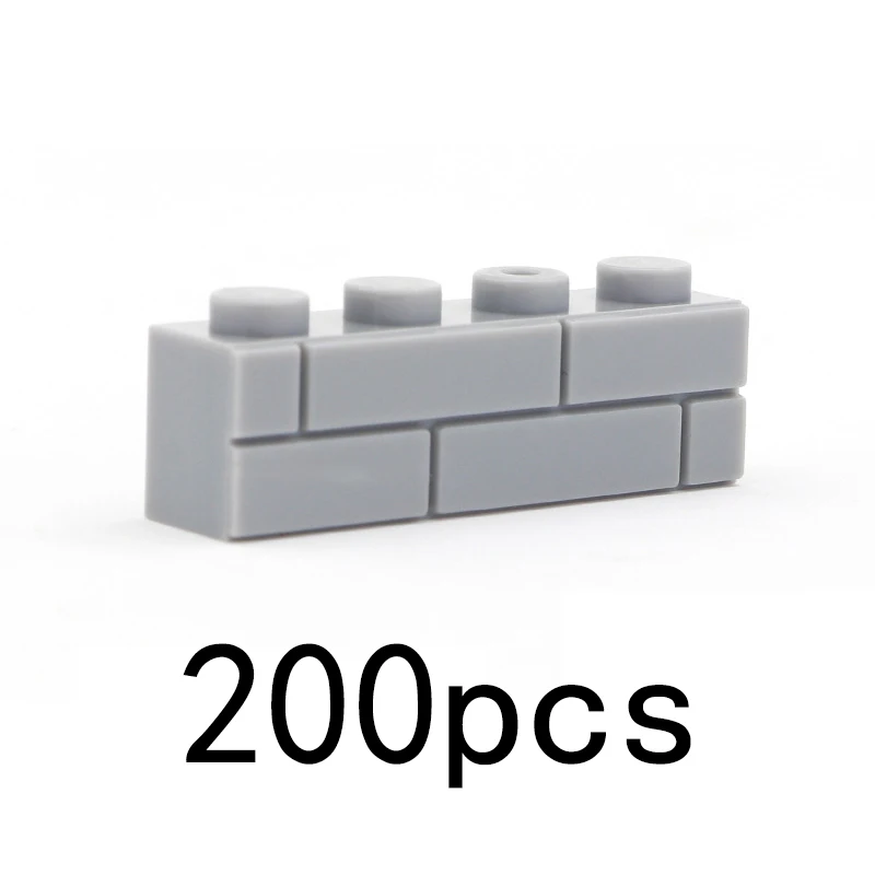 200 stücke DIY Bausteine Dicken wand Zahlen Bricks 1x4 Punkte Pädagogisches Kreative Größe Kompatibel Mit Marken Spielzeug für Kinder