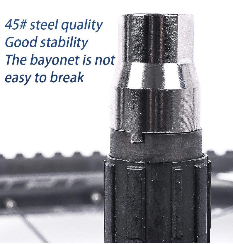 Description Picture 6 of itemLEBYCLE Bicycle Hub Tower Base Removal Tool Stainless Steel MTB Road Bike Repair Tool 4mm Slot Installation Sleeve Universal