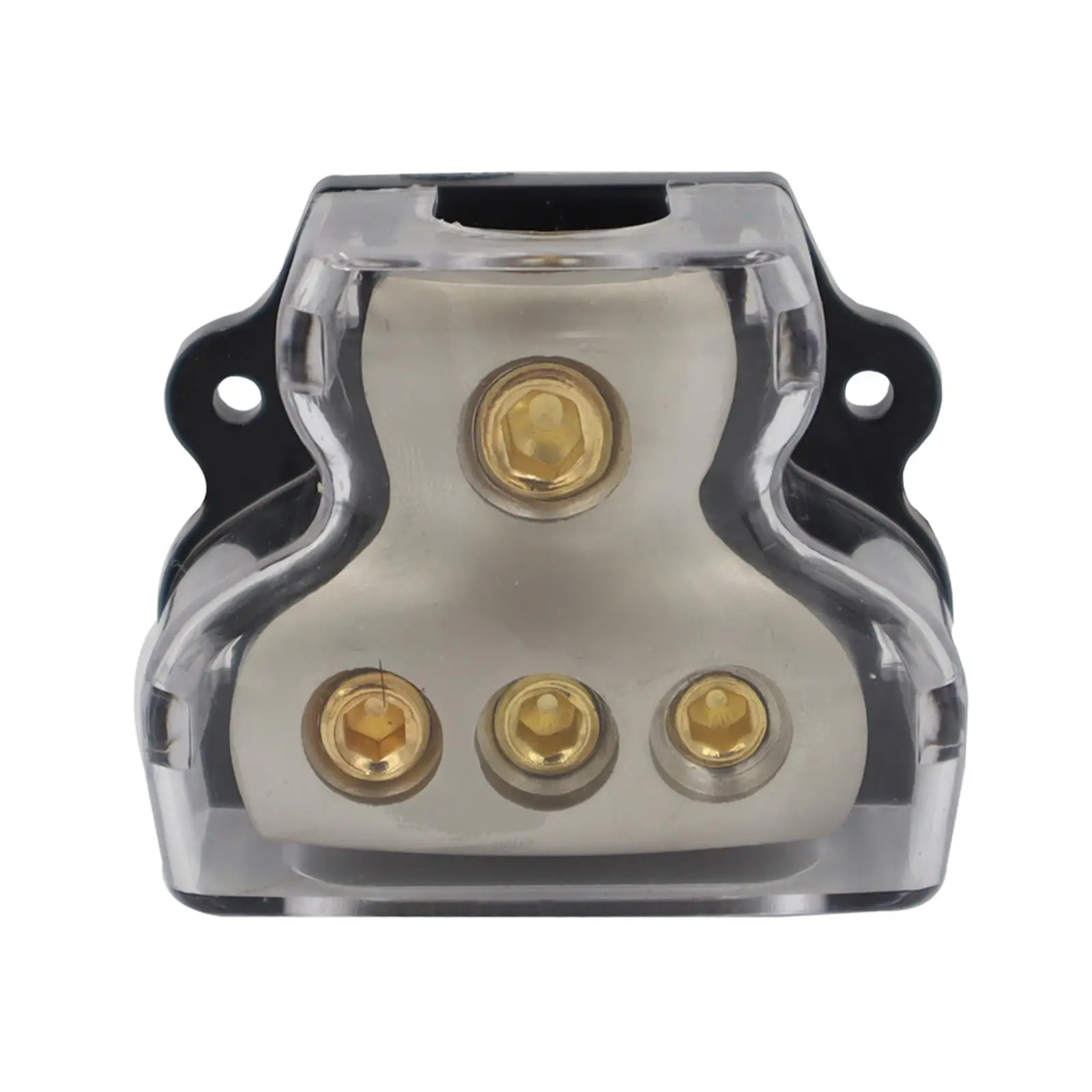 Power Distribution Block 1x0 Gauge in 3x4 Gauge Out Fit for Car Audio Splitter Replace 3 Way Amp Power Ground Distributor Block power distribution block