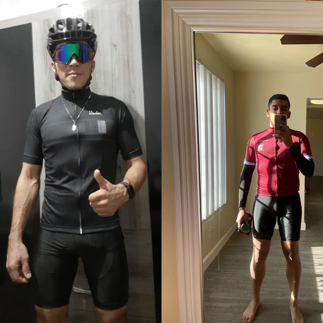Raudax Men's Classic Black Cycling Jersey – Short Sleeve Summer Bike Shirt 6
