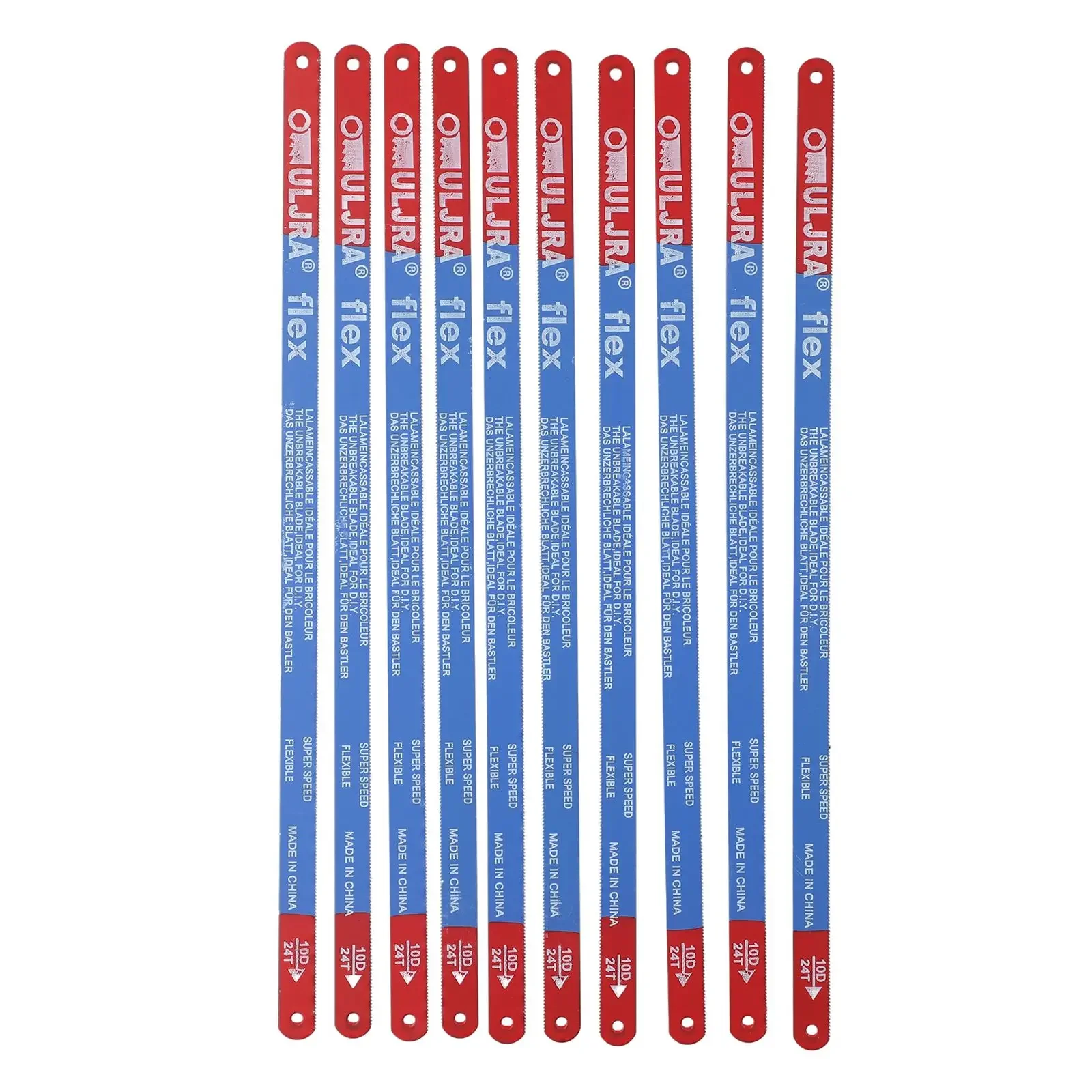 고기 목재 파이프 절단용 쇠톱 블레이드 세트, 300mm 쇠톱 블레이드, 전동 공구 액세스, 14T, 18T, 24T, M35 스틸 핸드 톱 블레이드, 10 개