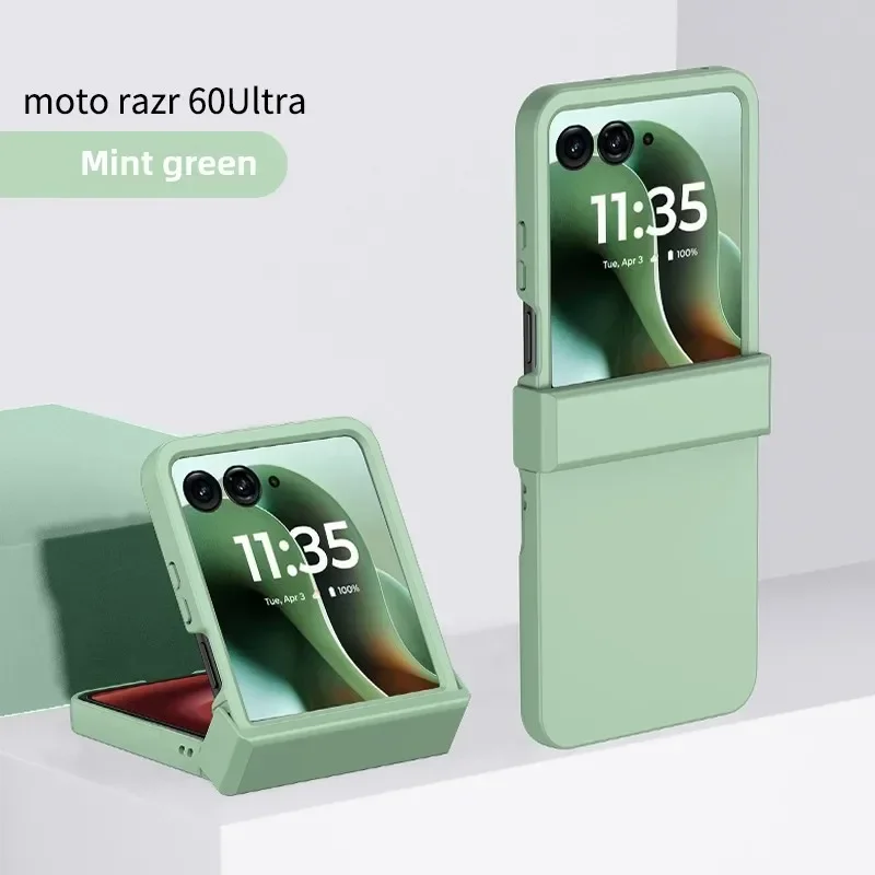 Vibrant Protective Hard Shell Phone Case with Hinge Guard and Skin-Feel Texture