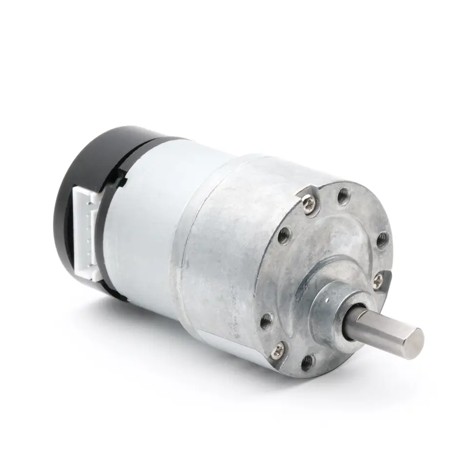 MG513 DC 12V Reduction Gear Motor GMR Encoder Code Speed Measurement DIY Self-Balancing Car Inverted Pendulum/Upright ROS Robot image 1