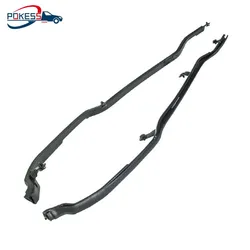 POKESS Rear Door Left Right Weatherstrip Sealing Strips For Ford Explorer 2011-2019 BB5Z7825325B