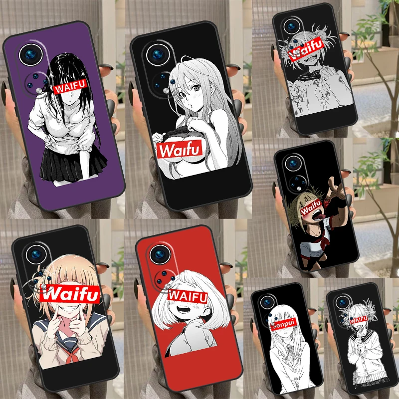 Custodia Sugoi Senpai Anime Waifu Per Honor 90 Lite 70 50 X9A X8A X7A X6A X7 X8 X9 9X 8X Magic 5 Pro Magic 5 Lite Cover