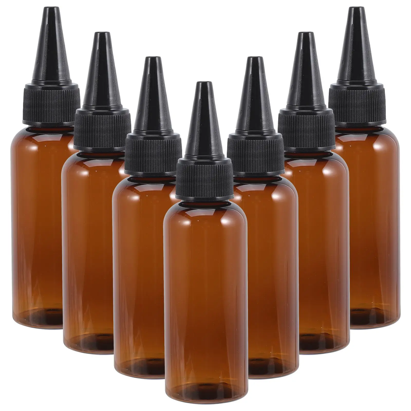 Hair Oil Applicator Bottle Hair Dye Applicator Bottle Hair Dyeing Bottle Hair Dye Bottle Cosmetic Plastic Bottle 10Pcs 50ml Plastic Applicator Bottle Hair Squeeze Bottle Empty Oil Bottles Hair Dye Plastic Dispenser Refillable Bottles