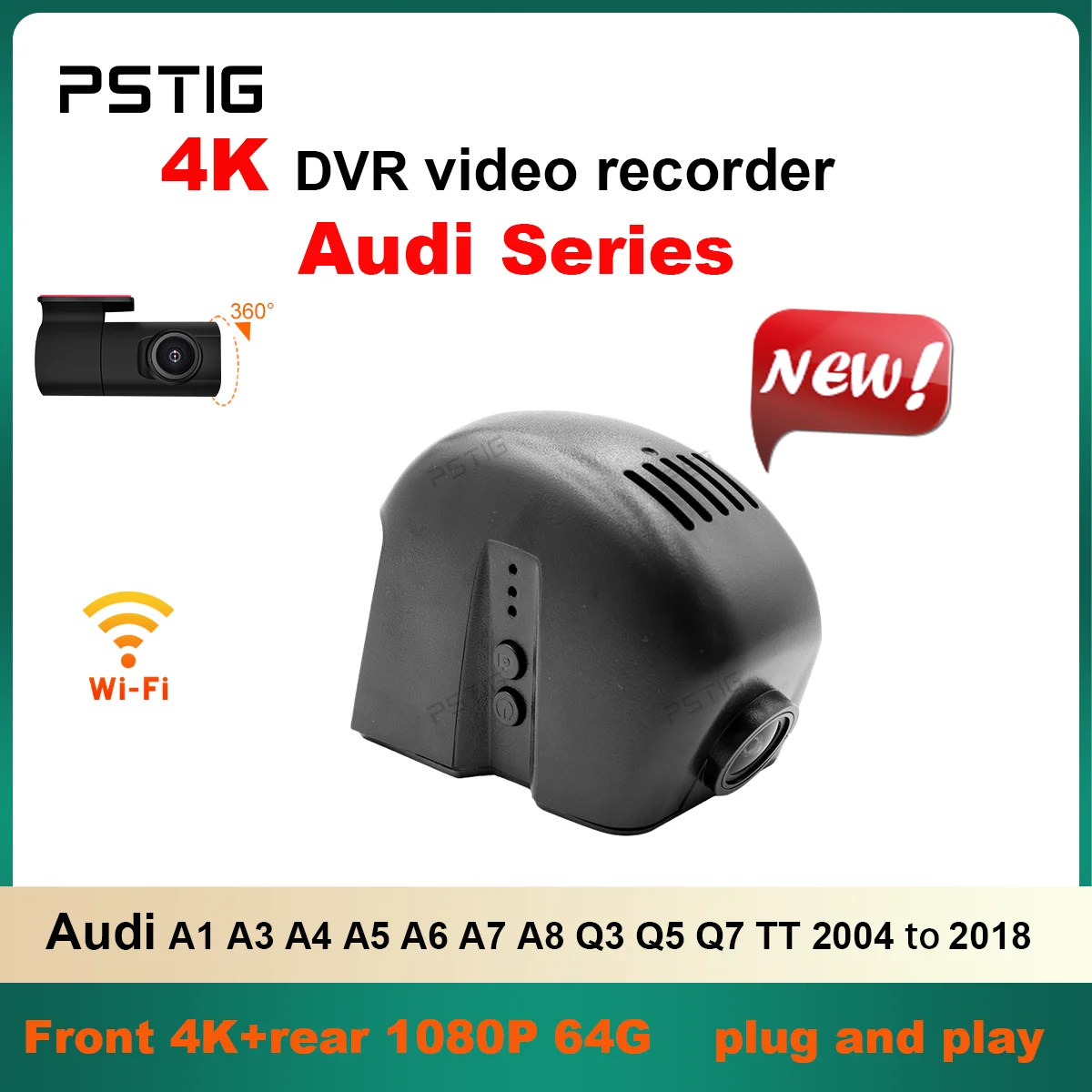 4K HD Car Dvr Dash cam For Audi a3 a4 a5 a6 a7 a8 q2 q3 q5 q7 q8 s3 s4 s5 s6 s7 s8 rs3 rs4 rs5 rs7 TT b4 b5 b6 b7 b8