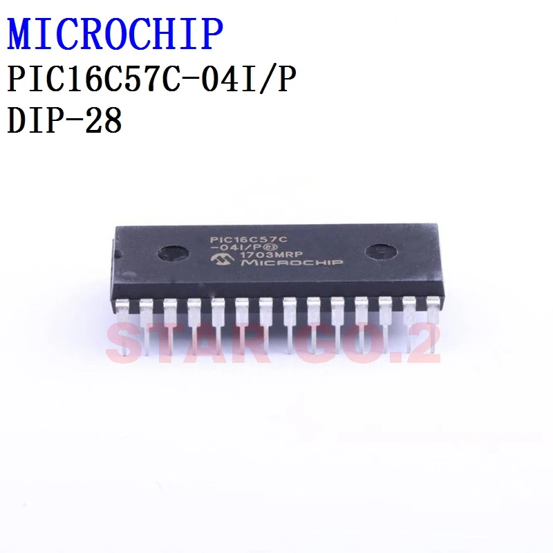 

5PCSx PIC16C57C-04I/P DIP-28 MICROCHIP Microcontroller