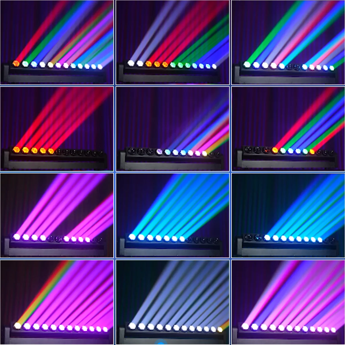 4In1 RGBW Beam Led Control Moving Head Scan Light Dmx512 Dj Mobile Lights For B