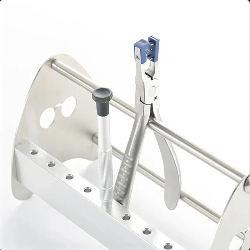 Stainless Steel Glasses Tool Holder Screwdriver Pliers Organizing Placement Rack Repair Tool Storage Box tool organizer storage container screwdriver organizer plier organizer electronic component storage boxes