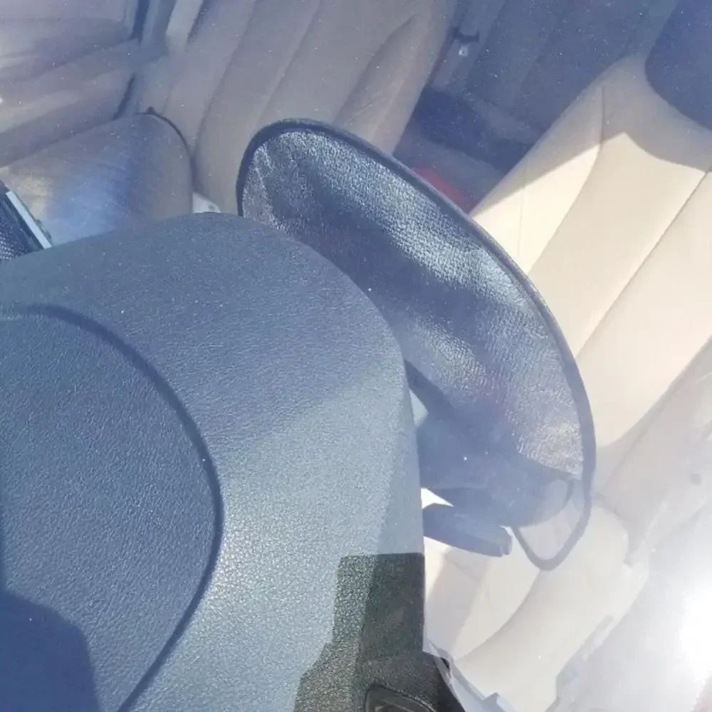 Car Sunshade Car Steering Wheel Anti-Heat Sun Shade Cover Foldable Anti-UV Protect