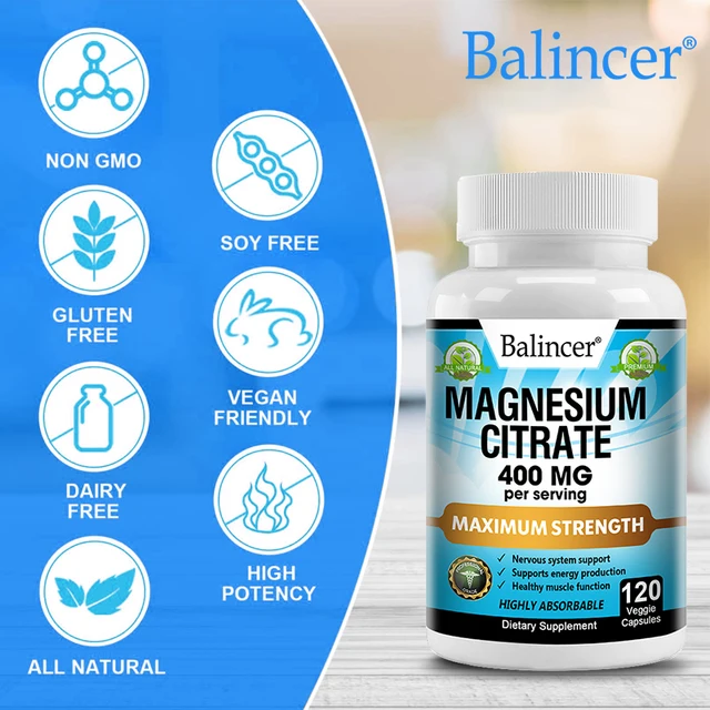815-d3b3bc.jpg Magnesium Supplementation - Promotes Proper Muscle, Heart and Bone Support, Nutrient Metabolism, Bone Health