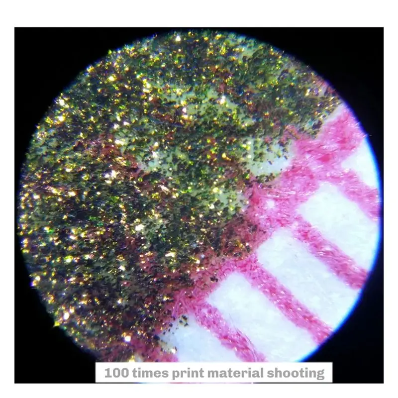 A29F-100X 줌 다기능 현미경 루페 조정 가능한 휴대용 LED 조명 돋보기 미니 보석 포켓 핸드헬드