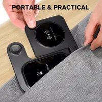 Foldable Wireless Charger 15W 3In1 Charging Station for Phone Earbuds Smartwatch Fast Charge Safety Protection Wide 4