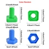 4PCS Matching Screws Children Early Education Puzzle Toys Plastic Split Nut Desktop Interactive Toys Color Shape Cognition TMZ 6