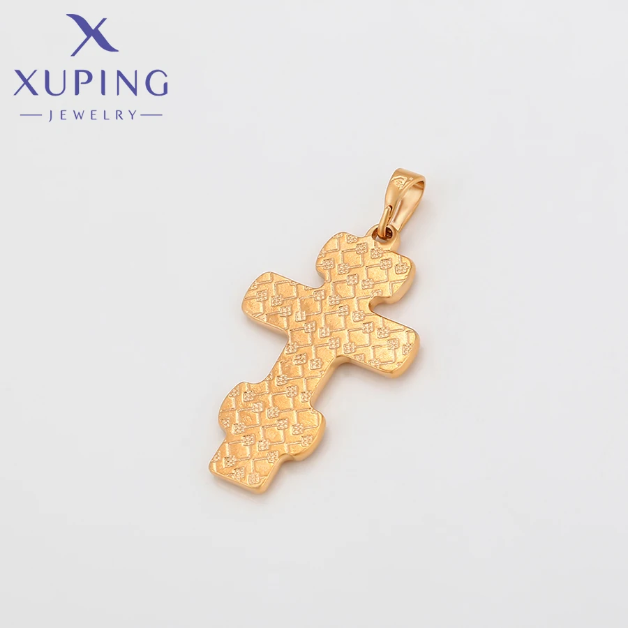 Xuping Jewelry New Trendy Cross Charms Pendant Necklaces