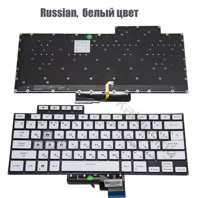 Clavier russe noir pour ordinateur portable, neuf, pour ASUS X551 X551M  X551MA X551MAV F550 F550V X551C X551CA RU - AliExpress