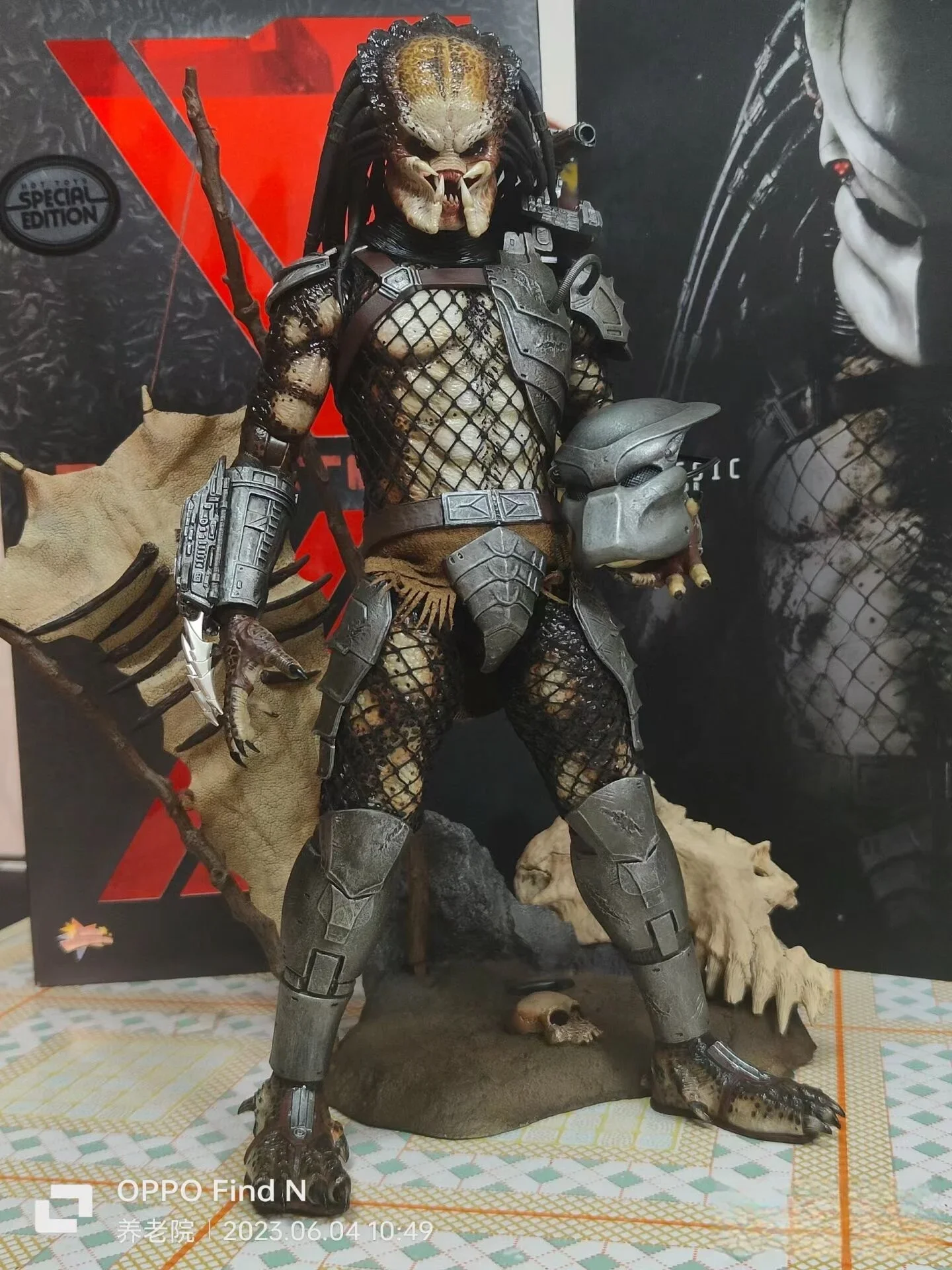 

In Stock Hottoys Ht 1/6 Predator S Yuanzu Iron Blood 2.0 New P1 Mms162 Joint Movement Movie Periphery Action Figure