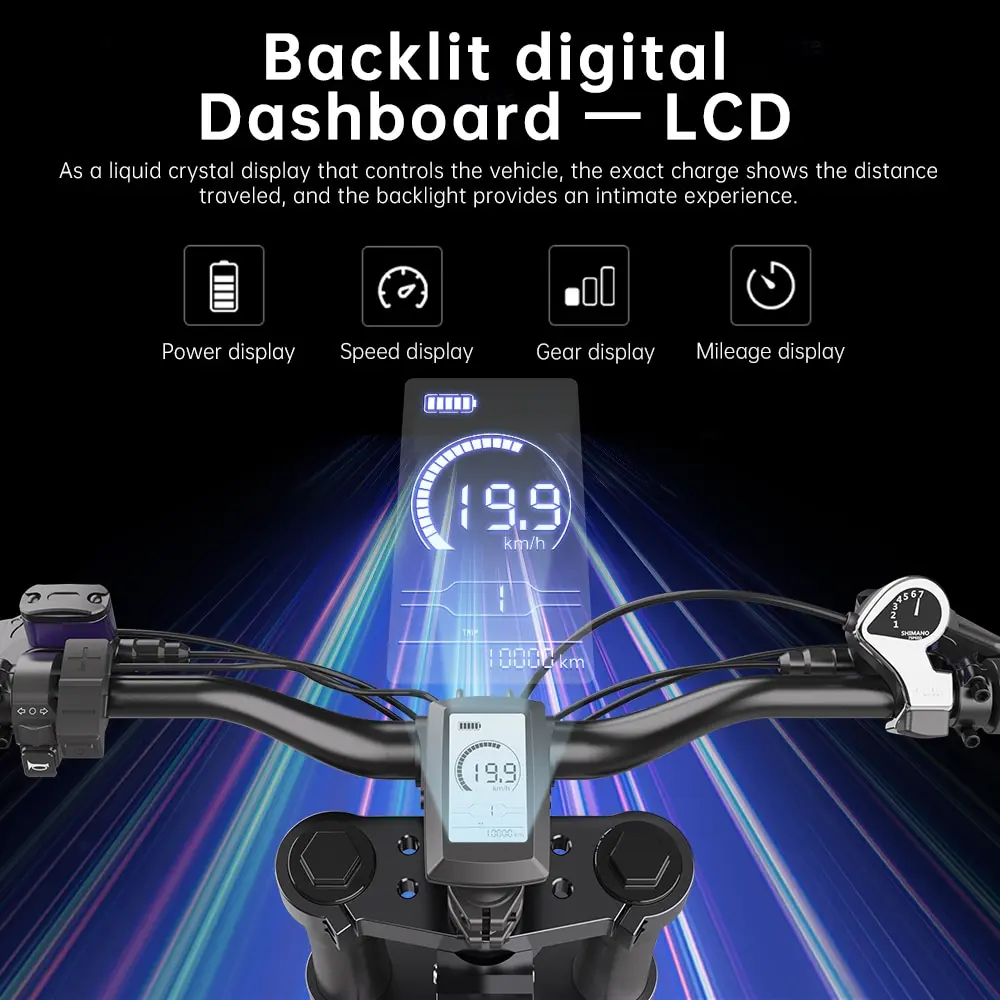 48v 2000W 55 km/h 35Ah motor 20 inch High Endurance Higt Power Heavy Load folding Mountaineering Travel electric adults bike for