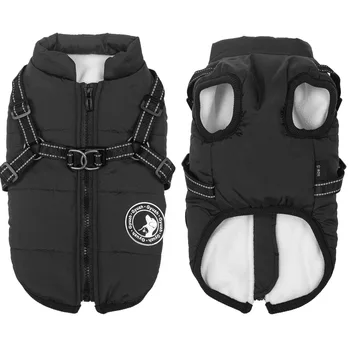 Pet Dog Jacket With Harness Winter Warm Dog Clothes For Labrador Waterproof Big Dog Coat Chihuahua French Bulldog Outfits 1