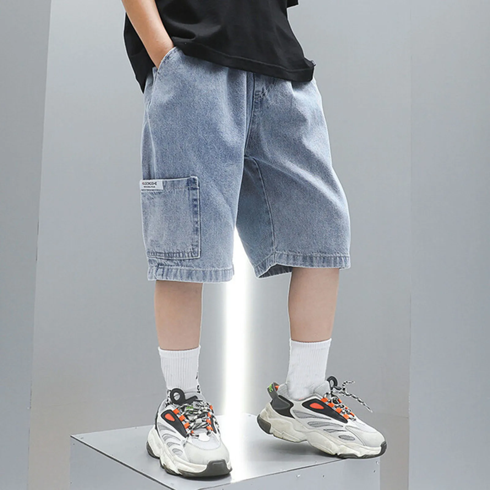 2 Year Clothes Boy Boys Denim Shorts Straight Jeans Shorts Summer Casual Short Pocket
