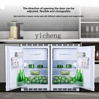 ZC Horizontal Embedded Direct Cooling Refrigerator Undercounter Household Embedded Small Mini Embedded Bottom Refrigerator 1
